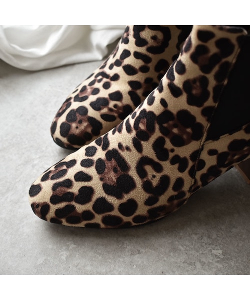 ヒールが可愛い♡ケイトスペード レオパード柄 ハラコレザー フラットシューズ36 ヒールが可愛い♡ケイトスペード レオパード柄 ハラコレザー