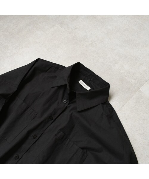 Lavish Gate（ラヴィッシュゲート）の「nh-tops-02129　バックスリット　オーバー シャツ　ブラック（シャツ/ブラウス・レディース・その他）」の11枚目の写真
