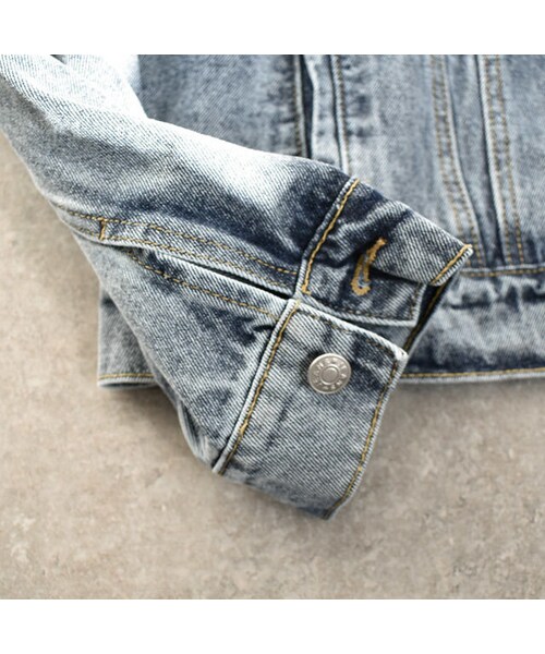 Lavish Gate（ラヴィッシュゲート）の「outer-02005　オーバーサイズ　ショート丈　デニムジャケット（デニムジャケット・レディース・その他）」の13枚目の写真