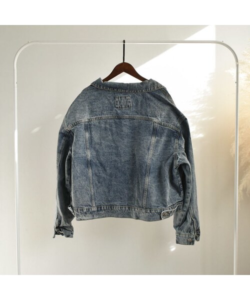 Lavish Gate（ラヴィッシュゲート）の「outer-02005　オーバーサイズ　ショート丈　デニムジャケット（デニムジャケット・レディース・その他）」の8枚目の写真