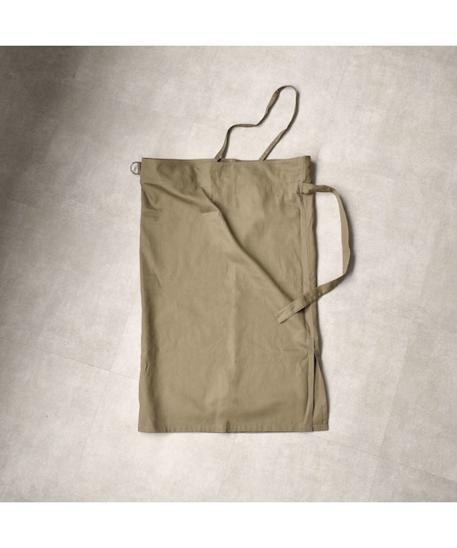 Lavish Gate（ラヴィッシュゲート）の「bottoms-04009　日本製　カツラギ　ワンショルダーストラップ　ラップスカート　カーキベージュ　ブラウン（スカート・レディース・その他）」の10枚目の写真