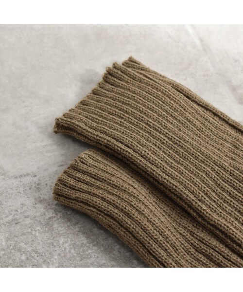 Lavish Gate(ラヴィッシュゲート)の「nh-legwarmers-02001 リブ レッグウォーマー ホワイト モカベージュ ブラウン ライトグレー ブラック(レッグウォーマー・レディース・その他)」の9枚目の写真