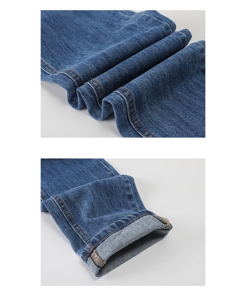 Lavish Gate（ラヴィッシュゲート）の「bottoms-02026　ハイウエスト　ワンウォッシュ　テーパードデニムパンツ（デニムパンツ・レディース・その他）」の9枚目の写真