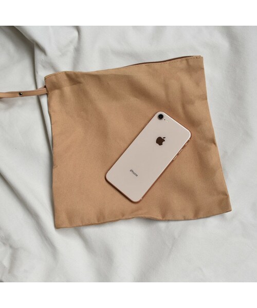 Lavish Gate（ラヴィッシュゲート）の「bag2-02459　スクエアネット　トートバッグ　インナーポーチ付き　オフホワイト　ブラウン　グレージュ　ブラック（トートバッグ・レディース・その他）」の15枚目の写真