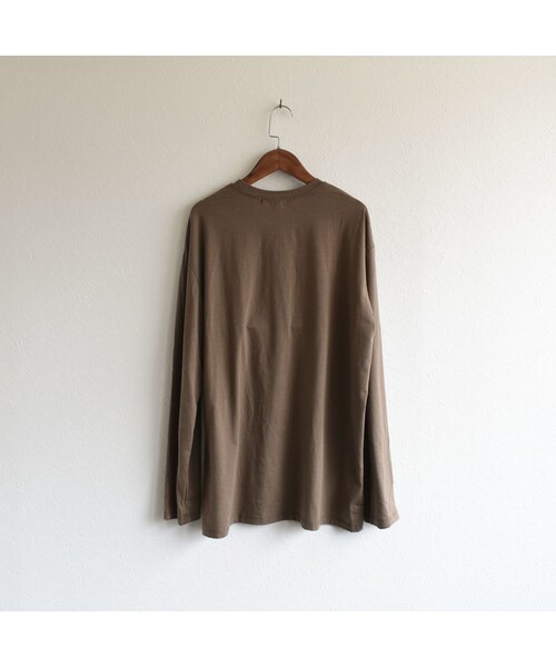 Lavish Gate(ラヴィッシュゲート)の「nh-tops-02130 オーバーサイズ ロンT モカ(Tシャツ/カットソー・レディース・その他)」の10枚目の写真