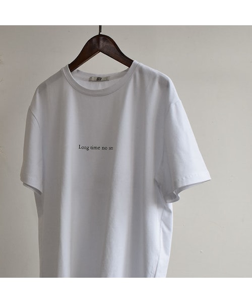 Lavish Gate（ラヴィッシュゲート）の「nh-tops-02019 　ロゴデザイン　Ｔシャツ　ホワイト（Tシャツ/カットソー・レディース・その他）」の11枚目の写真