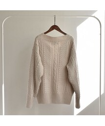 Lavish Gate（ラヴィッシュゲート）の「knit-02022 キーネック