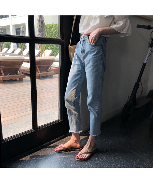 Lavish Gate（ラヴィッシュゲート）の「nh-shoes-02066　アースカラートングサンダル　ライトカーキ　ベージュ　ブラック　ブラウン（サンダル・レディース・その他）」の6枚目の写真