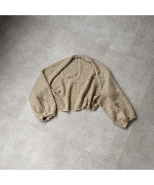 Lavish Gate(ラヴィッシュゲート)の「knit-02037 ボリュームニットスリーブ&ニットベスト ベージュ(ニット/セーター・レディース・その他)」の10枚目の写真