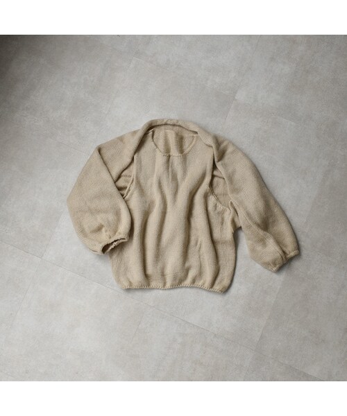 Lavish Gate(ラヴィッシュゲート)の「knit-02037 ボリュームニットスリーブ&ニットベスト ベージュ(ニット/セーター・レディース・その他)」の8枚目の写真