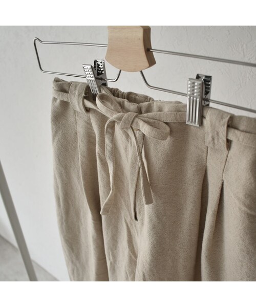 Lavish Gate（ラヴィッシュゲート）の「bottoms-02007　リネン混 ワイドテーパードパンツ（その他パンツ・レディース・その他）」の8枚目の写真