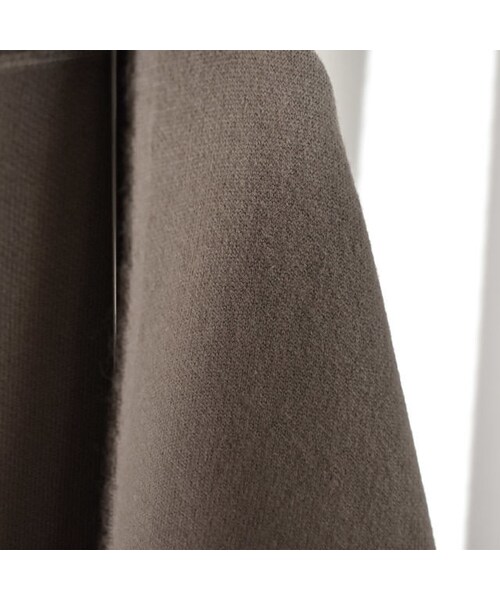 Lavish Gate（ラヴィッシュゲート）の「coat-02020　ウール混　ニットガウンコート　グレージュ（チェスターコート・レディース・その他）」の11枚目の写真