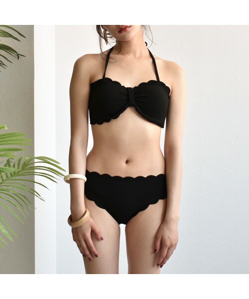 【新品】LavishGate オールインワン スイムウェア ラビッシュゲート LavishGate オールインワン 水着 ブラック Lavish