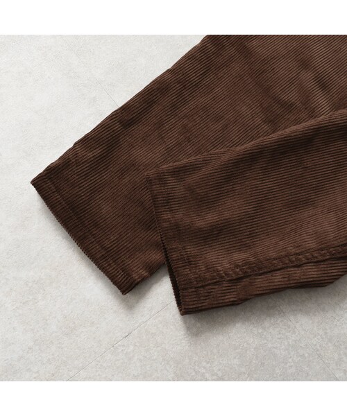 Lavish Gate（ラヴィッシュゲート）の「bottoms-04001　日本製　コーデュロイ　テーパードラフパンツ　エクリュ　ブラウン（その他パンツ・レディース・その他）」の11枚目の写真