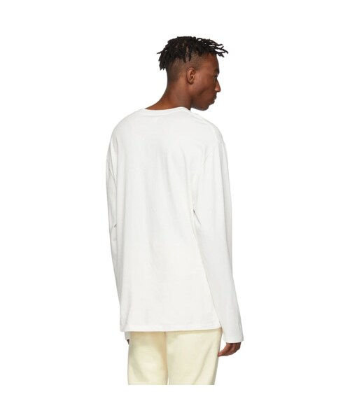 FOG ESSENTIALS ホワイト　ロングTシャツ FOG ESSENTIALS tシャツ ESSENTIALS/エッセンシャルズ BACK LOGO