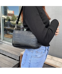 no brand | 2way mama’s bag (croco)(ハンドバッグ)