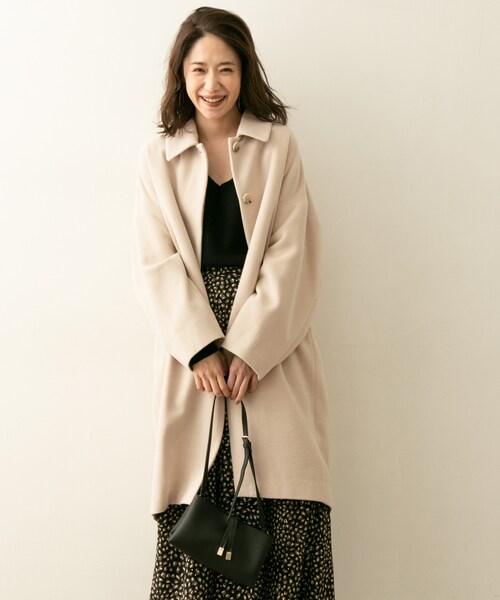 F by ROSSO（エフバイロッソ）の「F by ROSSO サーモライトステンカラーコート（その他・レディース・BEIGE/BLACK/DARK BROWN・FREE）」の5枚目の写真