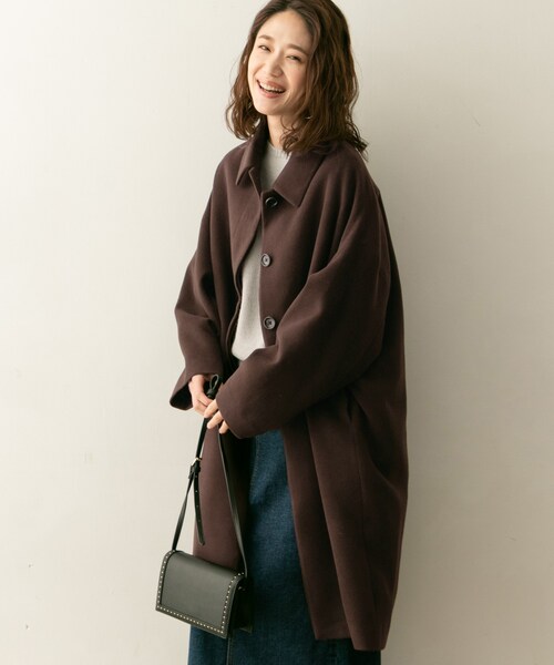 F by ROSSO（エフバイロッソ）の「F by ROSSO サーモライトステンカラーコート（その他・レディース・BEIGE/BLACK/DARK BROWN・FREE）」の14枚目の写真