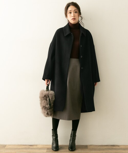 F by ROSSO（エフバイロッソ）の「F by ROSSO サーモライトステンカラーコート（その他・レディース・BEIGE/BLACK/DARK BROWN・FREE）」の12枚目の写真