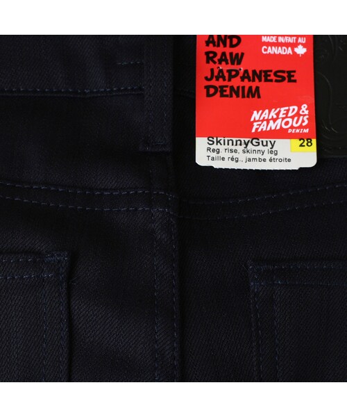 NAKED&FAMOUS DENIM（ネイキッドアンドフェイマスデニム）の「SkinnyGuy Midnight Power Stretch（その他・メンズ・Depp Indigo・28/29/32/33）」の6枚目の写真
