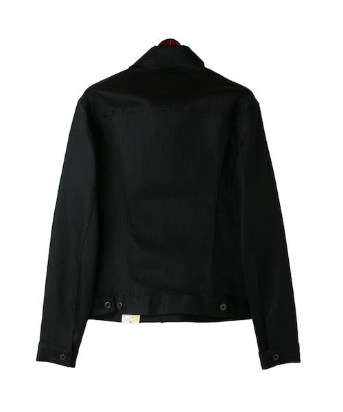 Stretch Denim Jacket Black Power Stretch Black Stretch Denim Jacket