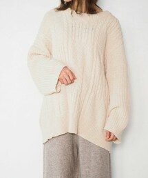 Crisp | ランダムケーブルニット(ニット/セーター)