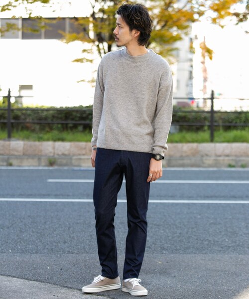 URBAN RESEARCH Sonny Label(アーバンリサーチサニーレーベル)の「ウール混ストレッチニットプルオーバー(その他・メンズ・グレー/ピンク/グリーン/ネイビー・M/L)」の10枚目の写真