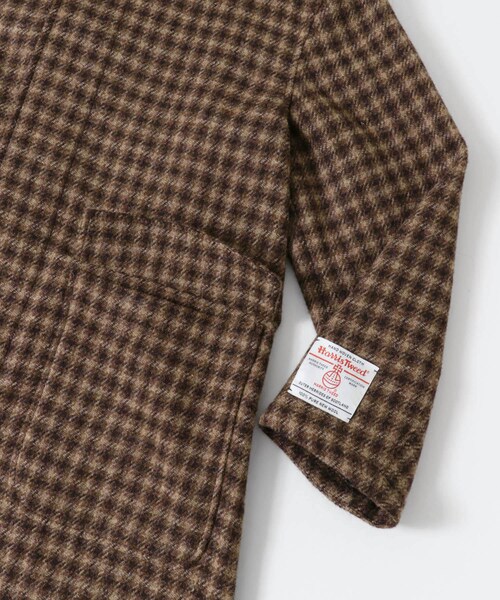 アーバンリサーチ×【英】ハリスツイード『千鳥格子チェック織りツイードウール』ML アーバンリサーチ×【英】ハリスツイード『千鳥格子チェック織り