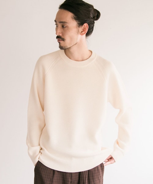 【美品】sulvam 22AW アーガイル オーバーサイズニット ベージュ 美品】sulvam 22AW アーガイル オーバーサイズニット ベージュ