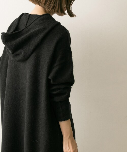 URBAN RESEARCH Lab 黒 フード付き ロングコート