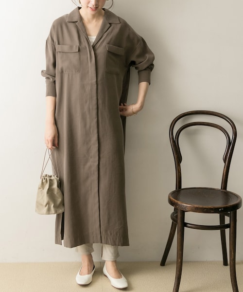 URBAN RESEARCH（アーバンリサーチ）の「オープンカラーロングシャツ