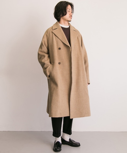 ジャケット・アウター WELLDER Double Breasted Balmacaan Coat WELLDER Double Breasted Balmacaan Coat | STRATO BLOG