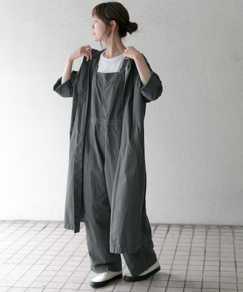 かぐれ（カグレ）の「オーバーダイフードロングコート（）」 - WEAR