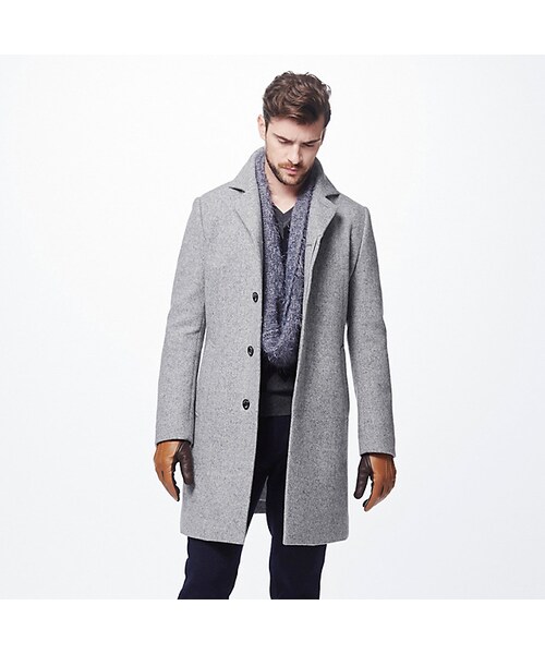EPOCA UOMO（エポカウォモ）の「ダブルフェイスメルトンバルカラー 