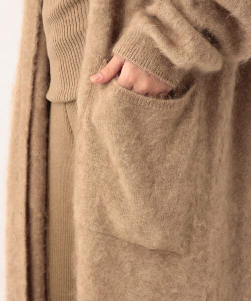 週末お値下げ: chaos カシミヤニットロングガウンF ベージュカオス Chaos（カオス）の「カシミヤニットロングガウン（）」 - WEAR