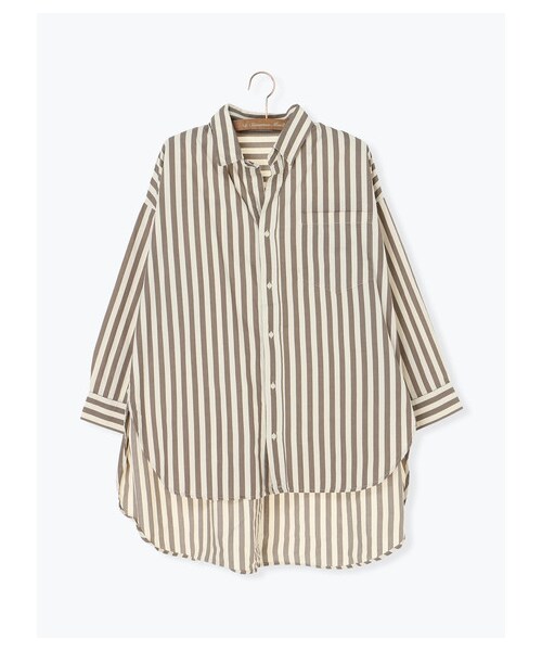 Samansa Mos2（サマンサ モスモス）の「ストライプチュニック（ワンピース/ドレス・レッド/モカ・F）」の10枚目の写真