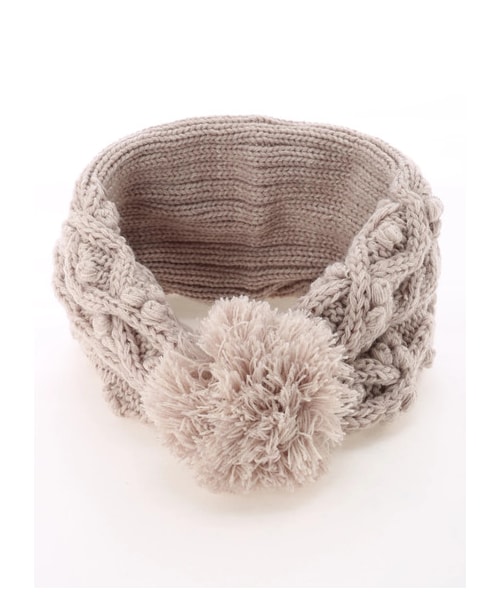 Samansa Mos2(サマンサ モスモス)の「2WAYマフラー/ワッチ(帽子・オフホワイト/グレー/ベージュ・F)」の4枚目の写真