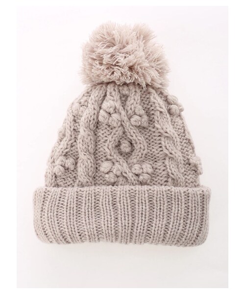 Samansa Mos2(サマンサ モスモス)の「2WAYマフラー/ワッチ(帽子・オフホワイト/グレー/ベージュ・F)」の10枚目の写真