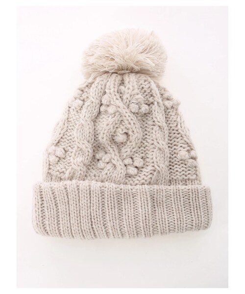 Samansa Mos2(サマンサ モスモス)の「2WAYマフラー/ワッチ(帽子・オフホワイト/グレー/ベージュ・F)」の8枚目の写真