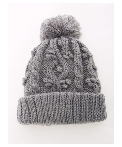 Samansa Mos2(サマンサ モスモス)の「2WAYマフラー/ワッチ(帽子・オフホワイト/グレー/ベージュ・F)」の9枚目の写真