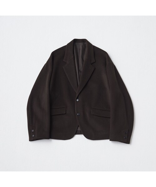 RYOTAKASHIMA テーラードジャケット RYO TAKASHIMA（リョウタカシマ）の「Super120's Short beaver Over