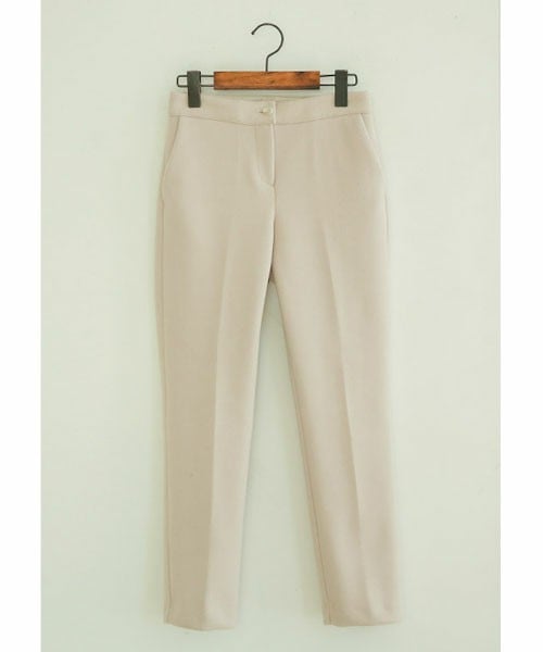 DHOLIC STYLE（ディーホリックスタイル）の「[justone] ウールミックスストレートスラックス（スラックス・レディース・ブラウン/グレー/ブラック/ホワイト・S/M/L）」の2枚目の写真