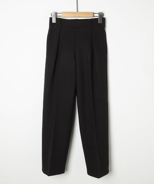 DHOLIC STYLE（ディーホリックスタイル）の「[cherryville] ワンタックウールスラックス（スラックス・レディース・ホワイト/ブラック・FREE）」の2枚目の写真