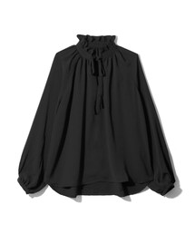 GRL | 前後2WAYリボンフリルカラーサテントップス(シャツ/ブラウス)