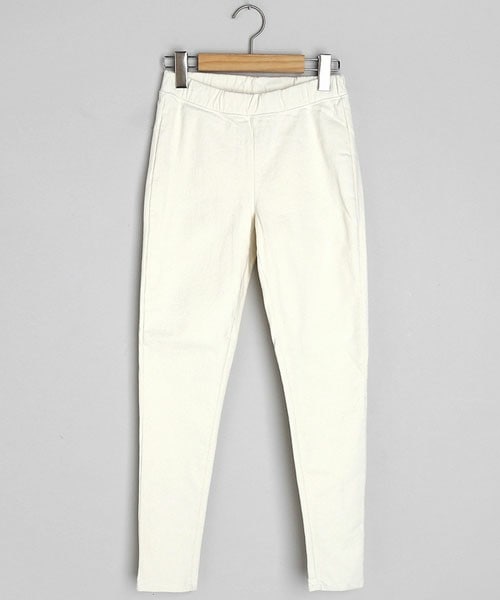 DHOLIC（ディーホリック）の「裏起毛レギンスパンツ（レギンス/スパッツ・レディース・ベージュ/ホワイト/ブラック・FREE）」の2枚目の写真