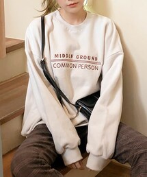 DHOLIC STYLE | [cherryville] 裏起毛レタリングスウェットシャツ(スウェット)