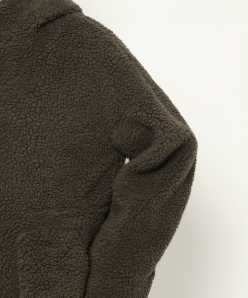 BARNYARDSTORM（バンヤードストーム）の「ボアフーディコート（ジャケット/アウター・チャコール/ベージュ）」の21枚目の写真