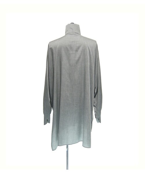 GalaabenD（ガラアーベント）の「GalaabenD  テンセルシャンブレープルオーバー（シャツ/ブラウス・メンズ・GRAY/OFF WHITE・M）」の4枚目の写真