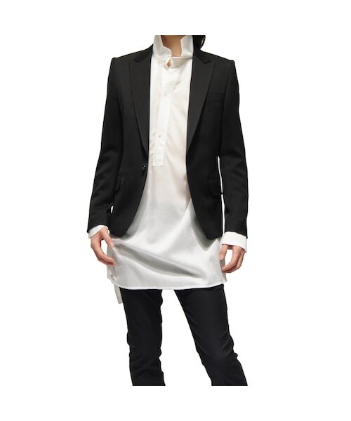 GalaabenD（ガラアーベント）の「GalaabenD  テンセルシャンブレープルオーバー（シャツ/ブラウス・メンズ・GRAY/OFF WHITE・M）」の3枚目の写真