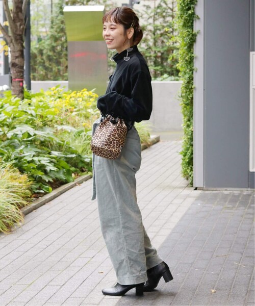 B.C STOCK（ベーセーストック）の「drawstring pouch◆（バッグ・ブラウン/フリー/残り1点）」の5枚目の写真